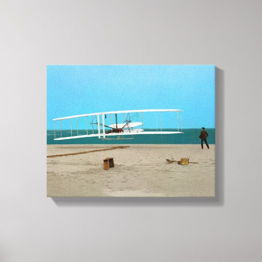 一等飛行機操縦士の兄弟 キャンバスプリント (正面)