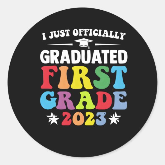 一級卒業23級 ラウンドシール (正面)