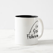 一素晴らし人の漁最高の師の命 ツートーンマグカップ (正面右)