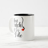 一素晴らし人の漁最高の師の命 ツートーンマグカップ (正面左)