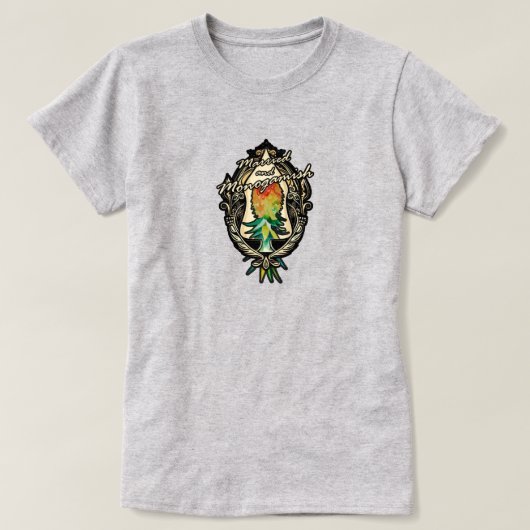 一結婚した夫一婦風の豚 Tシャツ (デザイン正面)