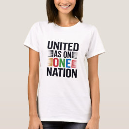 一統一された国として Tシャツ
