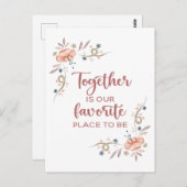 一緒が私たちの好きな場所 ポストカード (正面/裏面)