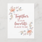 一緒が私たちの好きな場所 ポストカード (正面)