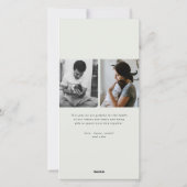 一緒が私たちの好きな場所 3 枚の写真 シーズンカード (裏面)