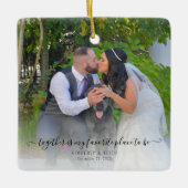 一緒が私の好きな場所 ウェディング セラミックオーナメント (正面)