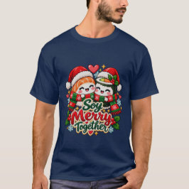 一緒にいて楽しさいっぱい かわいい寿司 Tシャツ
