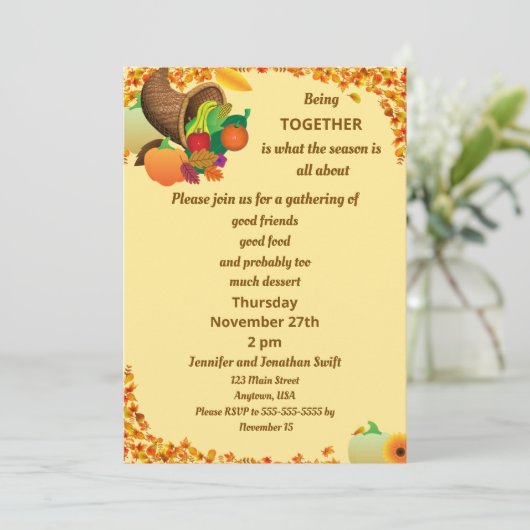 一緒にいること 招待状 (スタンド正面)