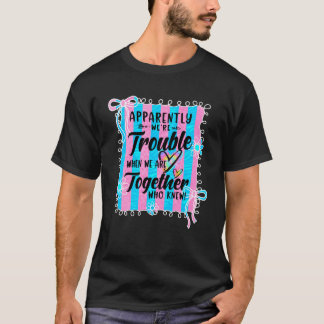 一緒にいるとトラブルになるらしい コキュー Tシャツ