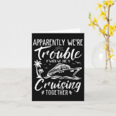 一緒にいるとトラブルメーカーのようだ カード (黄色い花)