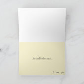 一緒にいると愛してるよ グリーティングカード (内部)