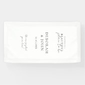 一緒にいると素敵な場所です！エレガント 横断幕 (横)