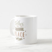 一緒にいると美しい場所だ コーヒーマグカップ (正面左)