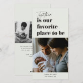 一緒にいるのが私たちの最も好きな場所３ フォト シーズンカード (正面/裏面)