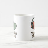 一緒にいるのに気持ちはすれ違う ユーモア コーヒーマグカップ (中央)