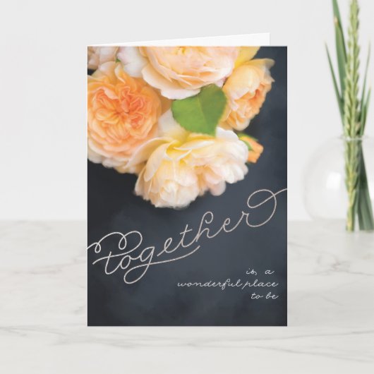 一緒にいるのは素晴らしい場所だ カード (正面)