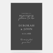 一緒にいるのは美しい場所だ！エレガント、 アクリルサイン (正面)