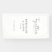 一緒にいるのは美しい場所だ！エレガント、 横断幕 (横)