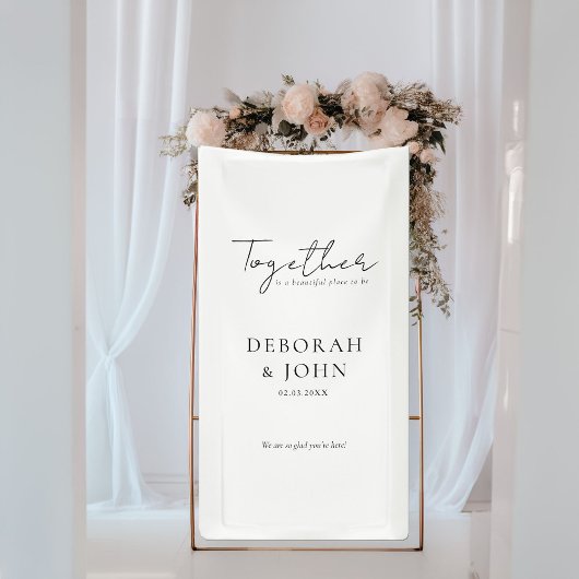 一緒にいるのは美しい場所だ！エレガント、 横断幕