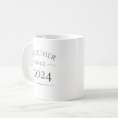 一緒にいる年数 コーヒーマグカップ (正面左)