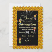 一緒におもしろい行く 招待状 (正面)