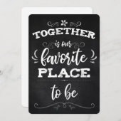 一緒にお気に入りの居る サンキューカード (正面/裏面)