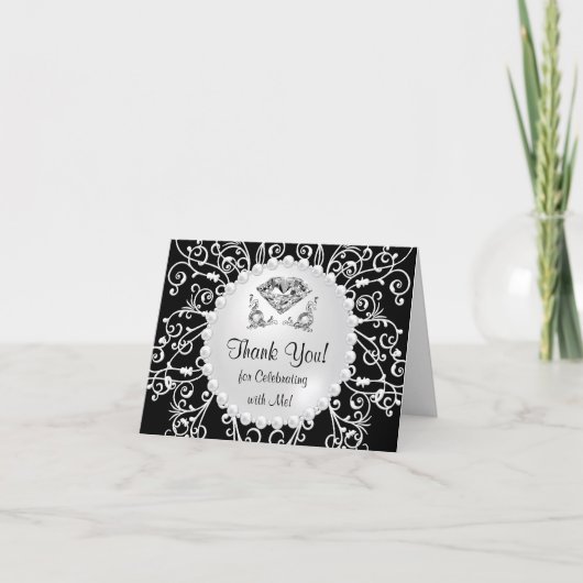 一緒にお祝いしてくれてありがとう！ 感謝の気持ちを伝えるカード サンキューカード (正面)