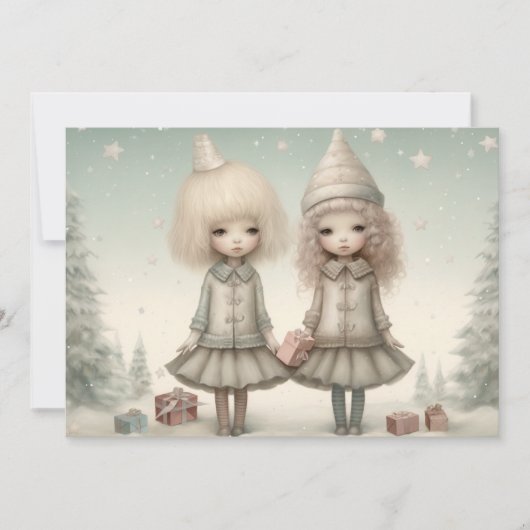 一緒にお祝い　クリスマスをおめでとう シーズンカード (正面)