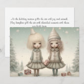 一緒にお祝い クリスマスを楽しく シーズンカード (正面/裏面)