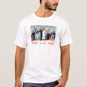 一緒にすべて! 入隊して下さいで海軍(US02280B) Tシャツ