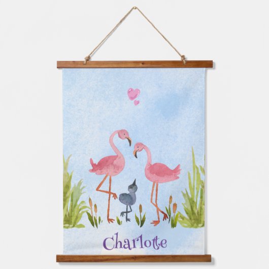 一緒になって、家族のタペストリーぶら下がったを作る 吊り下げ型タペストリー (正面)