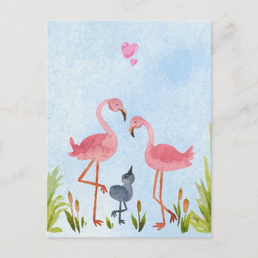 一緒になって、家族を作る ポストカード (正面)