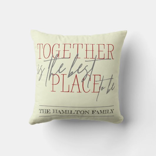 一緒になる場所引用文タイポグラフィ名 クッション (裏面)