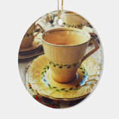 「一緒になる時間」 セラミックオーナメント (左)