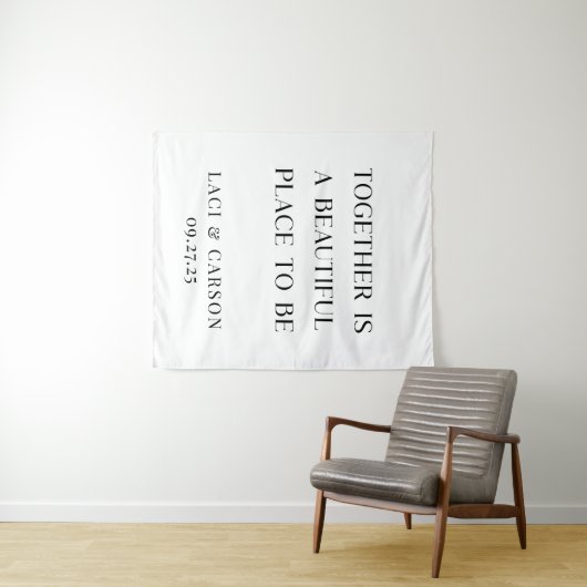 一緒になる美しい場所エレガント- タペストリー (インサイチュ(横))