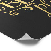 一緒になる美しい場所 |金ゴールドプリント ポスター (角)