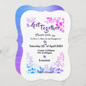 一緒になる 招待状 (正面/裏面)