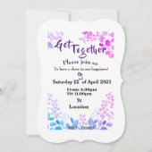 一緒になる 招待状 (正面)