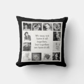 一緒にの12の家族写真は引用します クッション (正面)