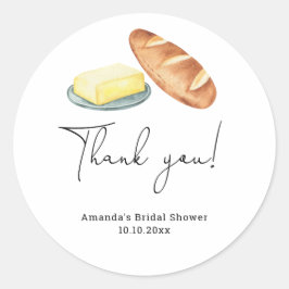 一緒にひとまとまりのウェディングシャワーの感謝 ラウンドシール