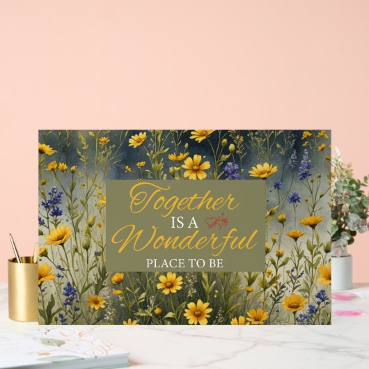 一緒にアクリルの看板になるすばらしい場所である アクリルサイン (ウェディング)