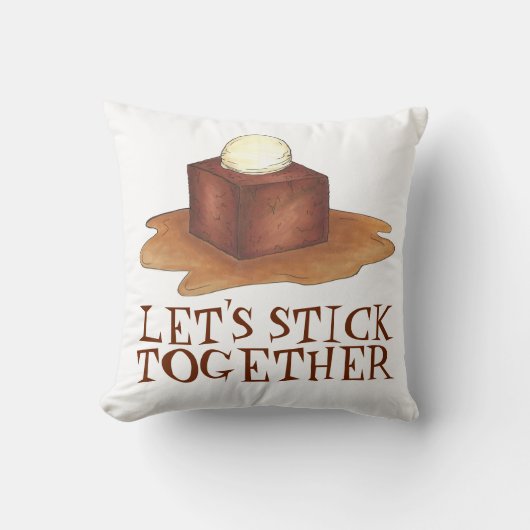 一緒にイギリスのスティッキートフィーのプリンを貼ろう クッション (正面)