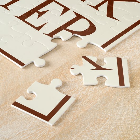 一緒にイギリスのスティッキートフィーのプリンを貼ろう ジグソーパズル (側面)