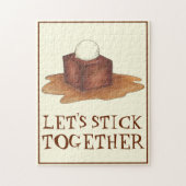 一緒にイギリスのスティッキートフィーのプリンを貼ろう ジグソーパズル (縦)