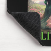 一緒にウィッチ無制限ピンクグリーン魔女ハロー マウスパッド (コーナー)