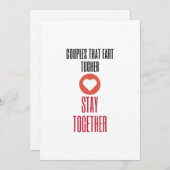 一緒にオナラをするカップルは永遠に一緒 シーズンカード (正面/裏面)