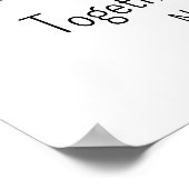 一緒にカスタム家族マグピー鳥引用文を作る ポスター (角)