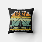 一緒にキャンプす熱狂するる必要はない クッション (裏面)