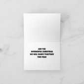 一緒にクリスマスの夢を見祝る カード (内部)