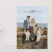 一緒にクリスマスカード 招待状 (正面/裏面)